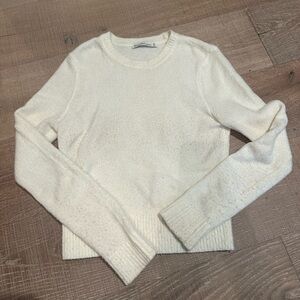 Abercrombie & Fitch Off-White Knit Pullover